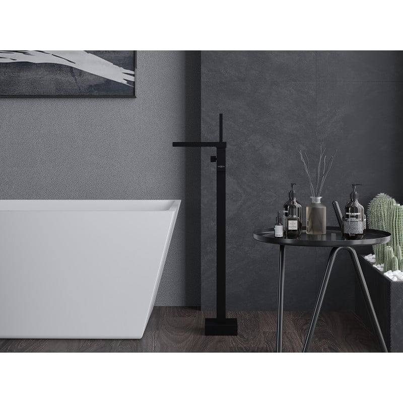 Mexen Algar robinet de baignoire autoportant, noir - 75733-70
