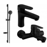 Mexen Kama DS75 ensemble de bain, noir - 72503DS75-70