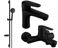 Mexen Kama DS75 ensemble de bain, noir - 72503DS75-70