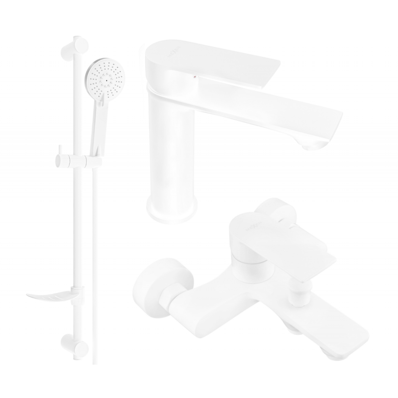 Mexen Royo DF40 ensemble de baignoire, blanc - 72203DF40-20
