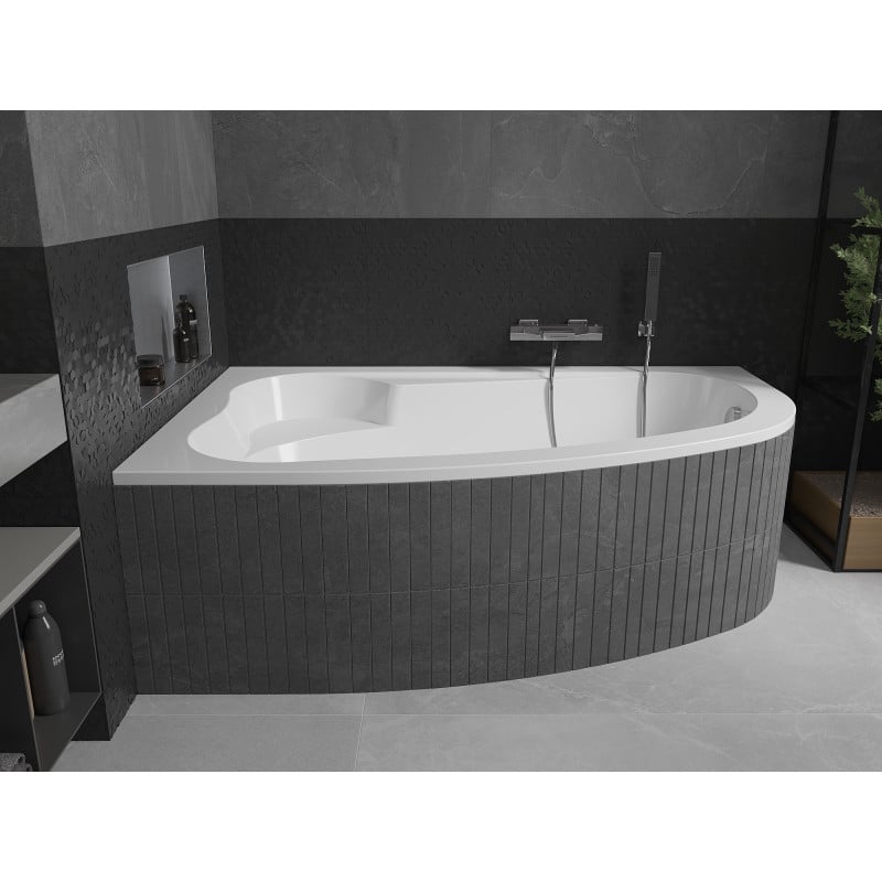 Mexen Westa baignoire d'angle gauche 160 x 100 cm, blanche - 560116010001