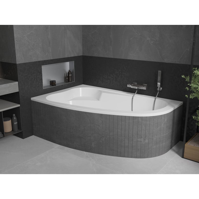 Mexen Westa baignoire d'angle gauche 160 x 100 cm, blanche - 560116010001