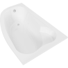 Mexen Westa baignoire d'angle droite 160 x 100 cm, blanche - 560116010002