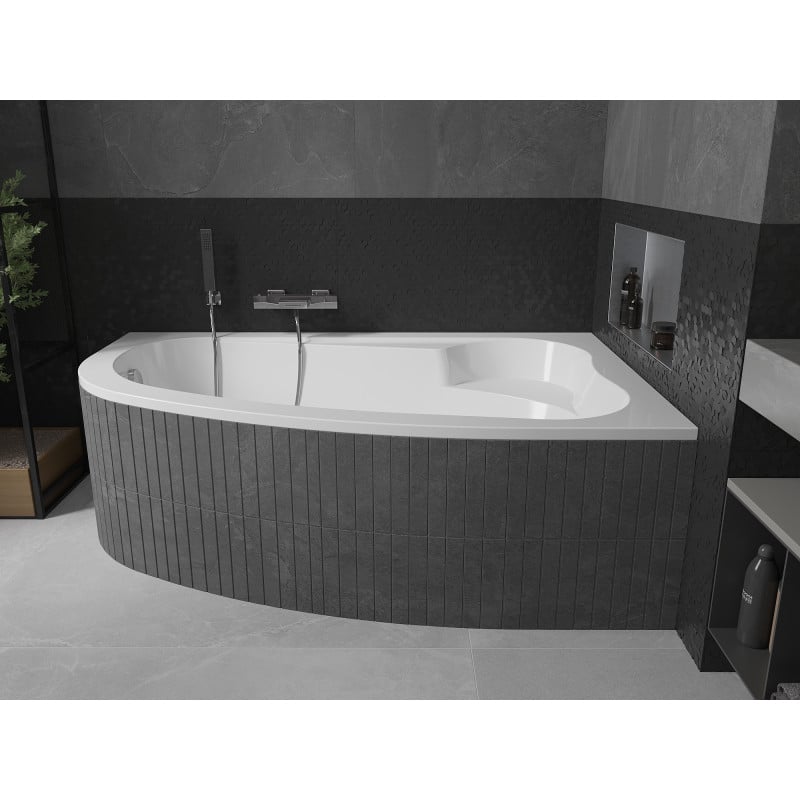Mexen Westa baignoire d'angle droite 160 x 100 cm, blanche - 560116010002