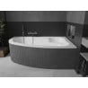 Mexen Westa baignoire d'angle droite 160 x 100 cm, blanche - 560116010002
