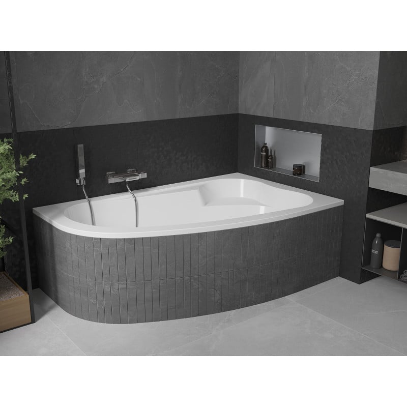 Mexen Westa baignoire d'angle droite 160 x 100 cm, blanche - 560116010002