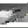 Mexen Cube baignoire rectangulaire 170 x 80 cm avec habillage et paroi de douche à 1 volet 50 cm, transparent, chrome - 5505170?