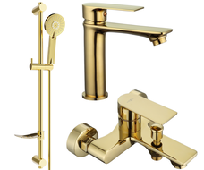 Mexen Royo DF40 ensemble de baignoire, doré - 72203DF40-50