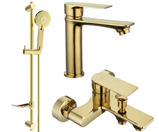 Mexen Royo DF40 ensemble pour baignoire, doré - 72203DF40-50