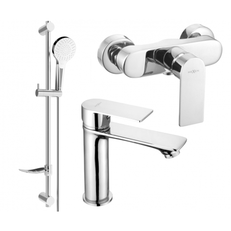 Ensemble de douche Mexen Royo DF05, chrome - 72204DF05-00