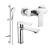 Ensemble de douche Mexen Royo DF05, chrome - 72204DF05-00
