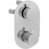 Batterie de bain-douche thermostatique Mexen Kai 3 sorties, chromée - 77602-00