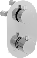 Mitigeur bain-douche thermostatique Mexen Kai 3-sorties, chromé - 77602-00 Mitigeur bain-douche thermostatique Mexen Kai 3-sorties, chromé - 77602-00