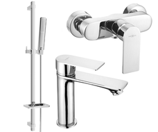 Ensemble de douche Mexen Royo DQ72, chrome - 72204DQ72-00