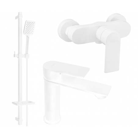 Mexen Royo DQ62 ensemble de douche, blanc - 72204DQ62-20