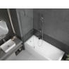 Mexen Cubik baignoire rectangulaire 150 x 70 cm avec habillage et écran 1-volet 60 cm, transparent, chrome - 550315070X95060000?