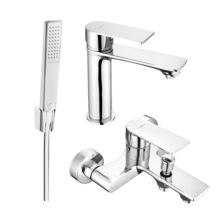 Ensemble de bain Mexen Royo R72, chrome - 72203R72-00