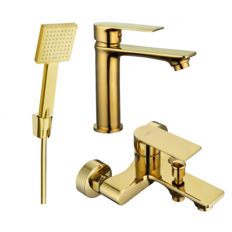 Mexen Royo R45 ensemble de bain, doré - 72203R45-50