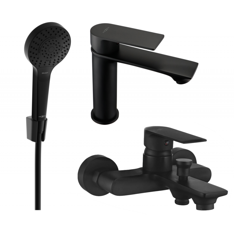 Ensemble baignoire Mexen Royo R05, noir - 72203R05-70