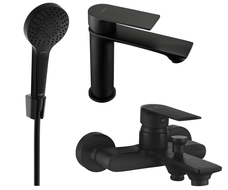 Ensemble baignoire Mexen Royo R05, noir - 72203R05-70