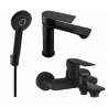 Mexen Royo R40 ensemble de baignoire, noir - 72203R40-70