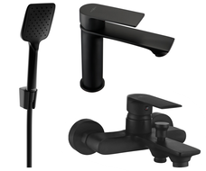 Mexen Royo R62 ensemble de baignoire, noir - 72203R62-70