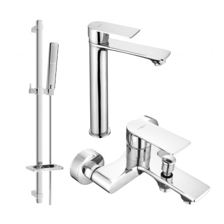 Mexen Royo DQ72 ensemble de baignoire, chrome - 72213DQ72-00