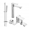 Mexen Royo DQ72 ensemble de baignoire, chrome - 72213DQ72-00