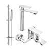 Mexen Royo DQ72 ensemble de bain, chrome - 72213DQ72-00