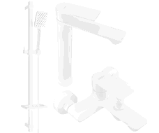 Mexen Royo DQ62 ensemble de bain, blanc - 72213DQ62-20