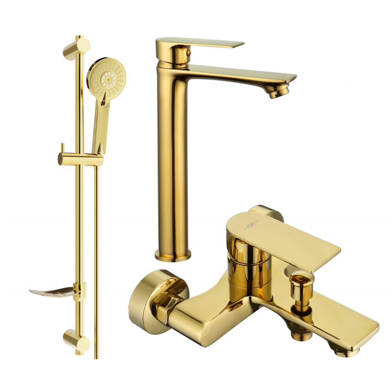 Mexen Royo DF40 ensemble de bain, doré - 72213DF40-50