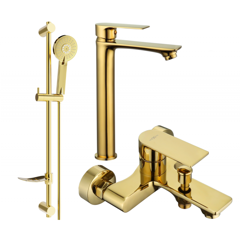 Mexen Royo Ensemble de baignoire DF40, doré - 72213DF40-50