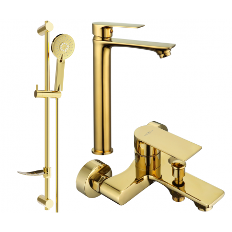 Mexen Royo DF40 ensemble de bain, doré - 72213DF40-50