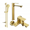 Mexen Royo DF40 ensemble pour baignoire, doré - 72213DF40-50