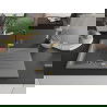Mexen Cesar évier en granit 1 bac avec égouttoir et mitigeur Flora, gris - 6514-71-670401-57-G