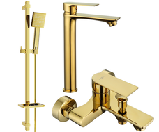 Mexen Royo DQ45 ensemble de baignoire, doré - 72213DQ45-50