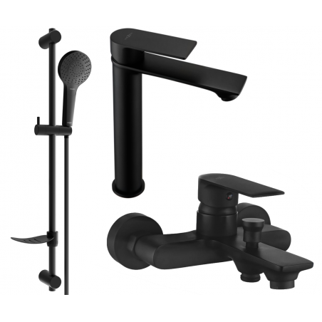 Mexen Royo DF05 ensemble de bain, noir - 72213DF05-70