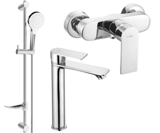 Mexen Royo DF05 ensemble de douche, chrome - 72214DF05-00