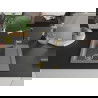 Mexen Enzo évier en granit 1 bac avec égouttoir et robinet de cuisine Flora, gris - 6506-71-670401-57-G