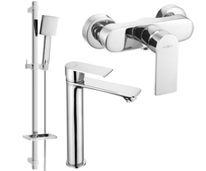 Mexen Royo Ensemble de douche DQ45, chrome - 72214DQ45-00