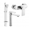 Mexen Royo DQ62 ensemble de douche, chrome - 72214DQ62-00