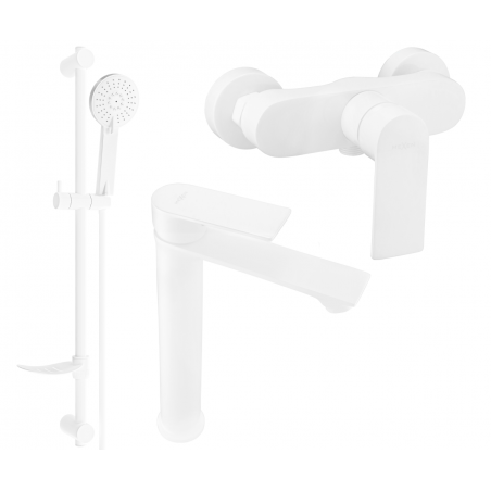 Mexen Royo Ensemble de douche DF40, blanc - 72214DF40-20