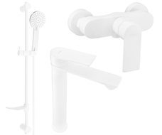 Mexen Royo DF40 ensemble de douche, blanc - 72214DF40-20