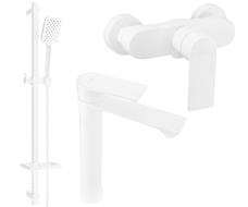 Mexen Royo DQ62 ensemble de douche, blanc - 72214DQ62-20