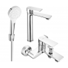 Mexen Royo R05 ensemble pour baignoire, chrome - 72213R05-00