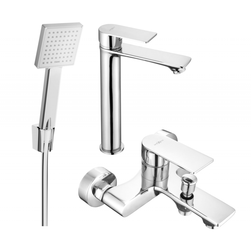 Mexen Royo R45 ensemble de bain, chromé - 72213R45-00