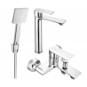 Mexen Royo R45 ensemble de bain, chromé - 72213R45-00