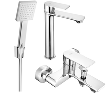Mexen Royo R45 ensemble de bain, chromé - 72213R45-00