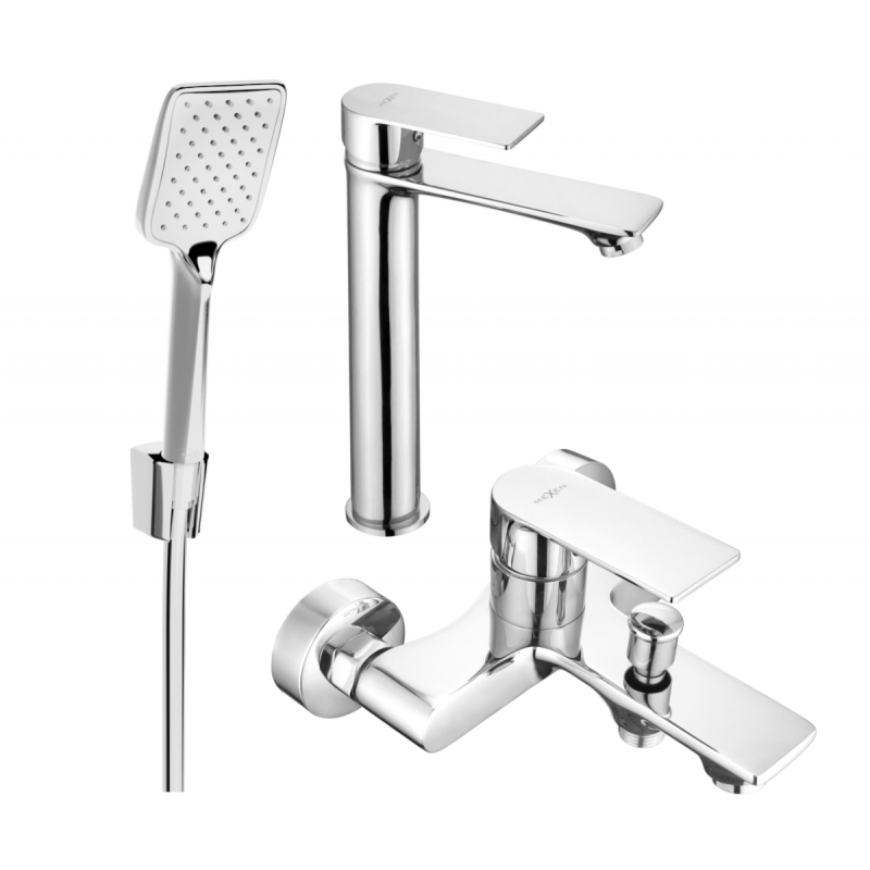 Ensemble de bain Mexen Royo R62, chrome - 72213R62-00