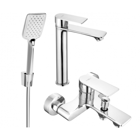 Ensemble de bain Mexen Royo R62, chrome - 72213R62-00